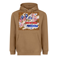 Toasted Coconut flip flops fireworks & freedom 4th of july Heavyweight Hoodie - TumblerDesignByShophia