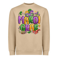 Mushroom mardi gras Heavyweight Sweatshirt - MaliasSmallBusiness