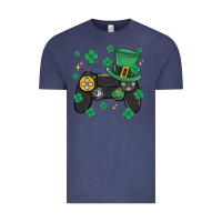 Vintage Denim video game st patricks day Vintage Tee - MaliasSmallBusiness