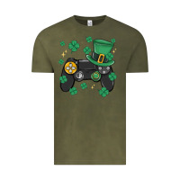 Vintage Olive video game st patricks day Vintage Tee - MaliasSmallBusiness