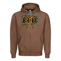 Chestnut Leopard Pattern Babe Tried Zipper Hoodie - Bettercallsaul