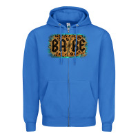 True Royal Leopard Pattern Babe Tried Zipper Hoodie - Bettercallsaul