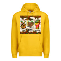 Lemon peace love juneteenth Premium Hoodie - TumblerDesignByShophia