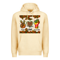 Pina Colada peace love juneteenth Premium Hoodie - TumblerDesignByShophia