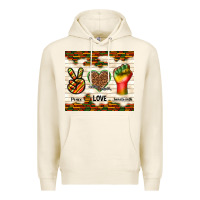 Tofu peace love juneteenth Premium Hoodie - TumblerDesignByShophia