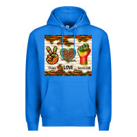 True Royal peace love juneteenth Premium Hoodie - TumblerDesignByShophia