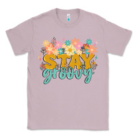 Lilac stay groovy Classic Tee - MaliasSmallBusiness