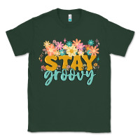 Sports Green stay groovy Classic Tee - MaliasSmallBusiness
