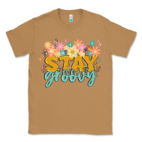 Toasted Coconut stay groovy Classic Tee - MaliasSmallBusiness