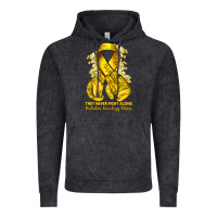 Vintage Black they never fight alone yellow ribbon with boxing g Vintage Hoodie - NancyCooperArtShop