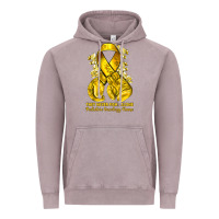 Vintage Zinc they never fight alone yellow ribbon with boxing g Vintage Hoodie - NancyCooperArtShop
