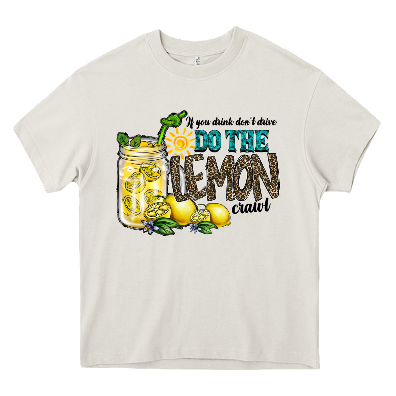 If You Drink Dont Drive Do The Lemon Crawl Heavy Core Tee by RacoonDesign | Teevron