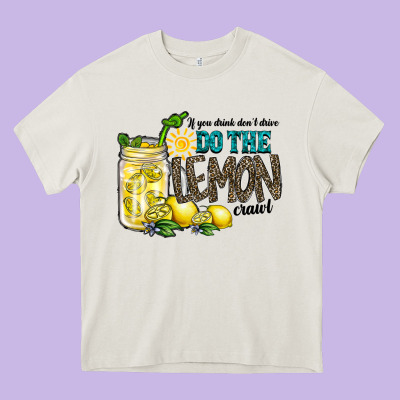 If You Drink Dont Drive Do The Lemon Crawl Heavy Core Tee Designed By Racoondesign
