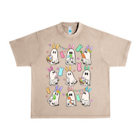 French Oak bunny ghost Urban Heavy Tee - MaliasSmallBusiness