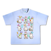 Grape Ice bunny ghost Urban Heavy Tee - MaliasSmallBusiness