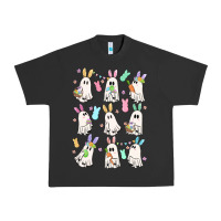 Pigment Black bunny ghost Urban Heavy Tee - MaliasSmallBusiness
