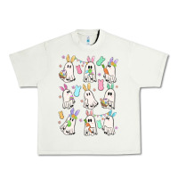 Pistachio bunny ghost Urban Heavy Tee - MaliasSmallBusiness