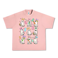 Salmon bunny ghost Urban Heavy Tee - MaliasSmallBusiness