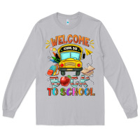 Moon Dust welcome back to school with school bus Long Sleeve Tee - NancyCooperArtShop