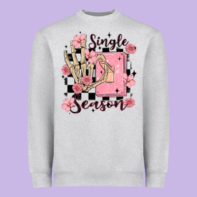 Single Season Heavyweight Sweatshirt Designed By Maliassmallbusiness