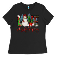 Black love christmas Ladies Tee - FaDigitalArtStudio