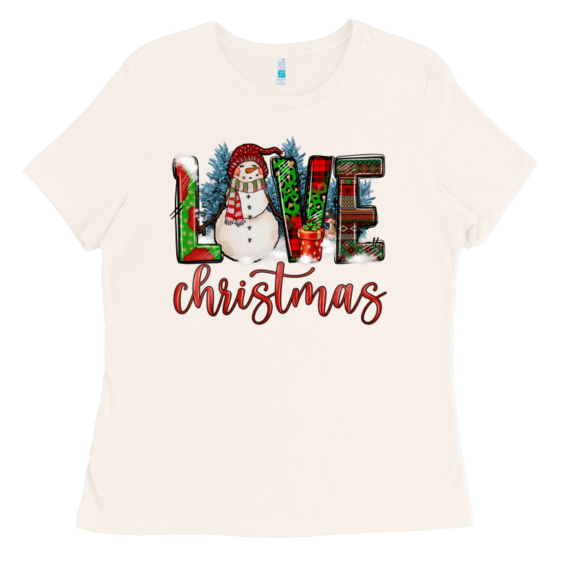 Love Christmas Ladies Tee by FaDigitalArtStudio | Teevron