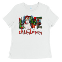 White love christmas Ladies Tee - FaDigitalArtStudio