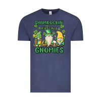 Shamrock With My Gnomies Vintage Tee | Teevron