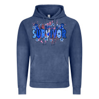 Vintage Denim I am a survivor Colon Cancer blue ribbon Vintage Hoodie - NancyCooperArtShop