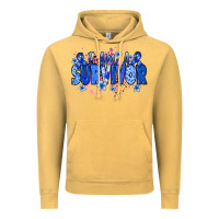 Vintage Mustard I am a survivor Colon Cancer blue ribbon Vintage Hoodie - NancyCooperArtShop