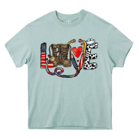 Arona america nurse Heavy Core Tee - CowhideDigitalArt