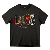 Asphalt america nurse Heavy Core Tee - CowhideDigitalArt