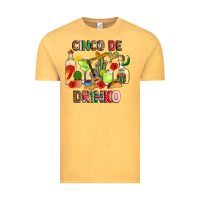 Vintage Mustard cinco de drinko Vintage Tee - JahusDesignShop