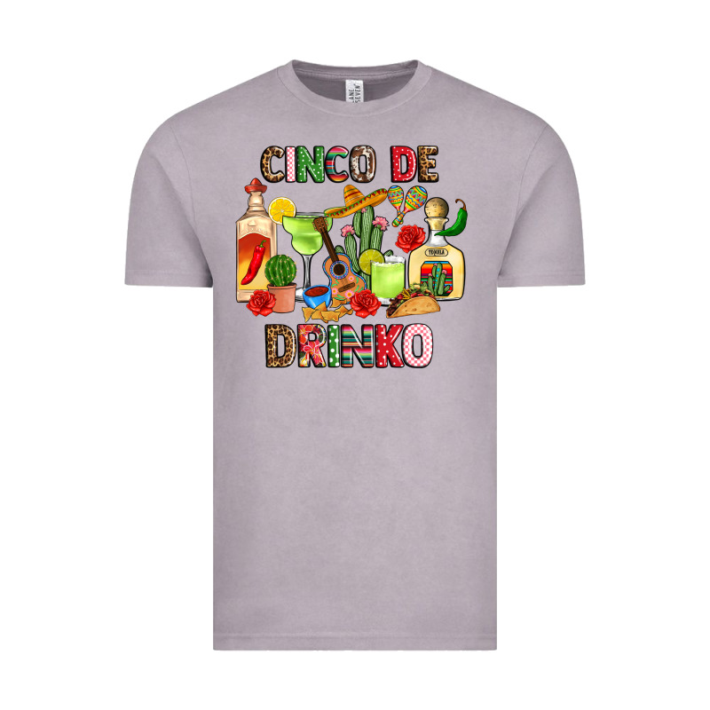 Cinco De Drinko Vintage Tee by JahusDesignShop | Teevron