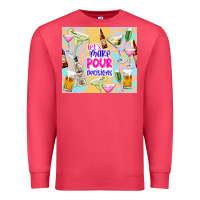 Cardinal let's make pour decisions Premium Sweatshirt - TumblerDesignByShophia