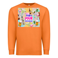 Carrot let's make pour decisions Premium Sweatshirt - TumblerDesignByShophia
