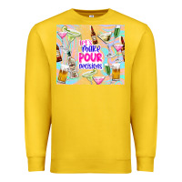 Lemon let's make pour decisions Premium Sweatshirt - TumblerDesignByShophia