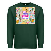 Sports Green let's make pour decisions Premium Sweatshirt - TumblerDesignByShophia
