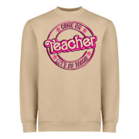 Mushroom come on teacher let's go teach Heavyweight Sweatshirt - MaliasSmallBusiness