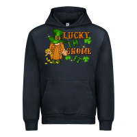 Navy lucky i'm gnome it St. Patricks Day Urban Hoodie - FaDigitalArtStudio