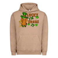 Pigment Burro lucky i'm gnome it St. Patricks Day Urban Hoodie - FaDigitalArtStudio