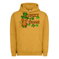 Pigment Peanut Butter lucky i'm gnome it St. Patricks Day Urban Hoodie - FaDigitalArtStudio