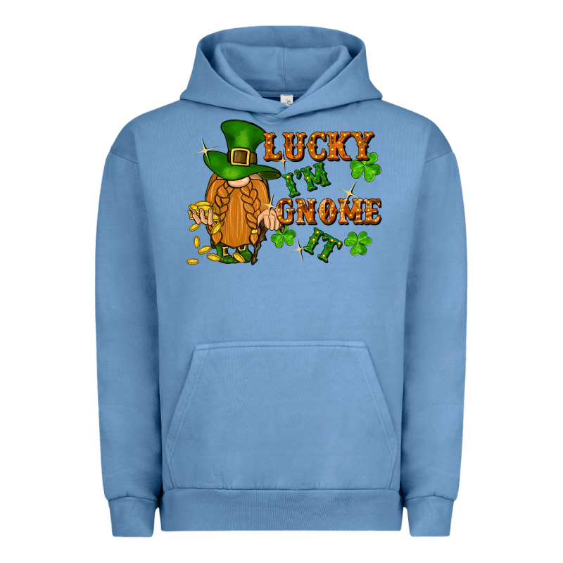 Lucky I'm Gnome It St. Patricks Day Urban Hoodie by FaDigitalArtStudio | Teevron