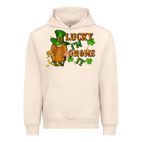Sandshell lucky i'm gnome it St. Patricks Day Urban Hoodie - FaDigitalArtStudio