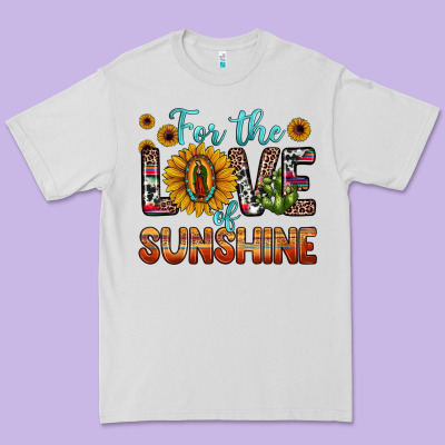 For The Love Of Sunshine Sunflower Our Lady Of Guadalupe Premium Tee Designed By Jahusdesignshop