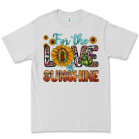 Dove Grey for the love of sunshine sunflower our lady of guadalupe Premium Tee - JahusDesignShop