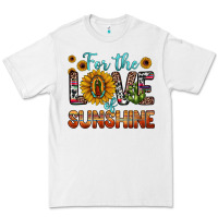 White for the love of sunshine sunflower our lady of guadalupe Premium Tee - JahusDesignShop