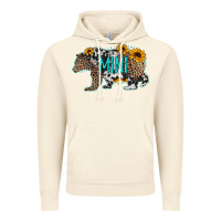 Vintage Artic baby bear mini sunflowers leopard cowhide mother's day Vintage Hoodie - Jasminsmagicworld