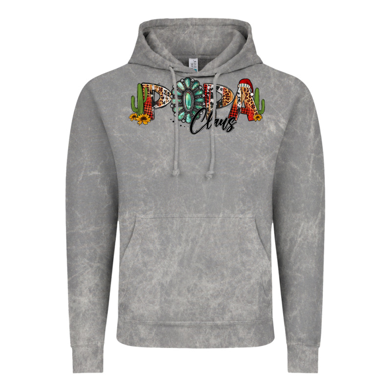 Western Christmas Papa Claus Sunflowers And Cactus Vintage Hoodie by Jasminsmagicworld | Teevron