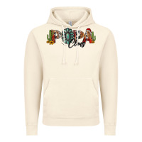 Vintage Artic western christmas papa claus sunflowers and cactus Vintage Hoodie - Jasminsmagicworld